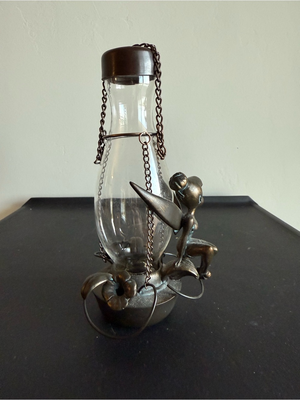 Bronze Tinkerbell Fairy hummingbird feeder - Picture 3 of 4